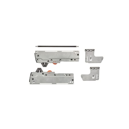 Rev-A-Shelf Accessory, ABS, Gray, 3.5 in W, 1.75 in H, 9 in D, 9 in L, Gray 4WC-TOKIT-18